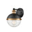 Millennium Ellmira 1Lt Wall Sconce, Black/Aged Brass