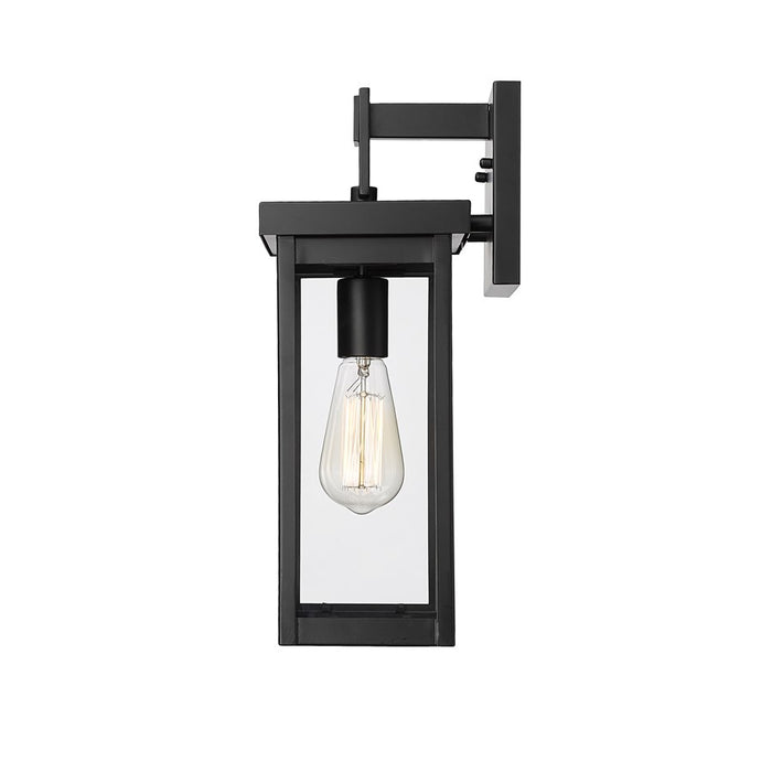 Millennium Lighting Barkeley 1Lt 16" Outdoor Sconce, Black/Clear