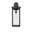 Millennium Lighting Barkeley 1Lt 22" Outdoor Sconce, Black/Clear - 42602-PBK