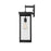 Millennium Lighting Barkeley 1Lt 22" Outdoor Sconce, Black/Clear