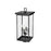 Millennium Lighting Barkeley 4Lt Outdoor Post Lantern, Black/Clear