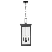 Millennium Lighting Barkeley 4Lt Outdoor Hanging Lantern, Black - 42605-PBK