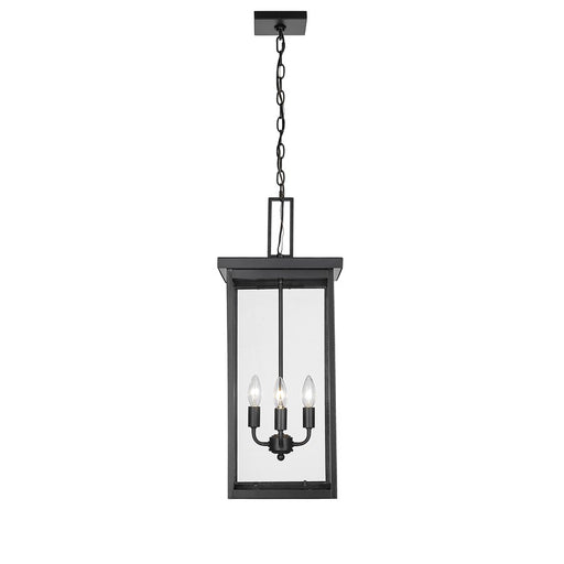 Millennium Lighting Barkeley 4Lt Outdoor Hanging Lantern, Black - 42605-PBK