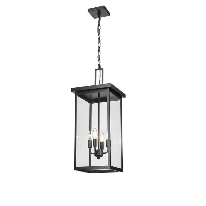 Millennium Lighting Barkeley 4Lt Outdoor Hanging Lantern, Black