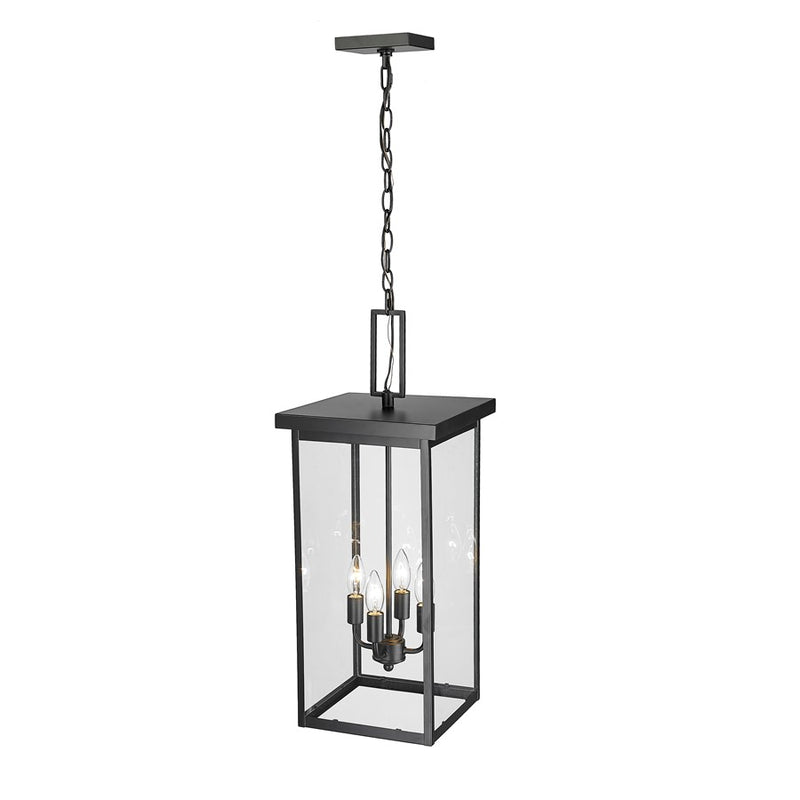 Millennium Lighting Barkeley 4Lt Outdoor Hanging Lantern, Black