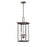 Millennium Barkeley 4Lt Outdoor Hanging Lantern, Bronze/Clear