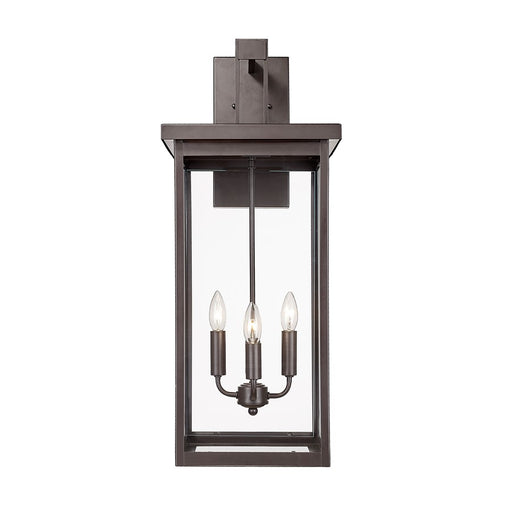 Millennium Barkeley 4Lt 30" Outdoor Wall Sconce, Bronze/Clear - 42606-PBZ