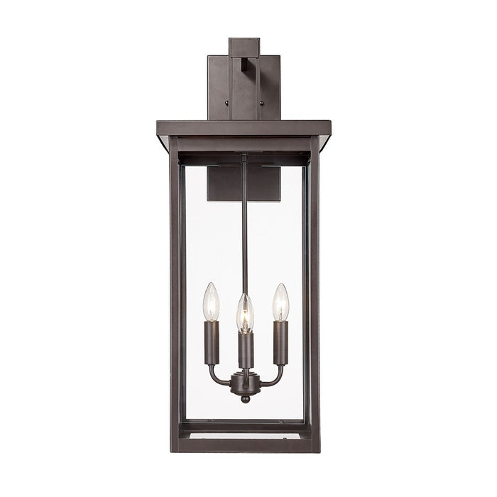 Millennium Barkeley 4Lt 30" Outdoor Wall Sconce, Bronze/Clear - 42606-PBZ