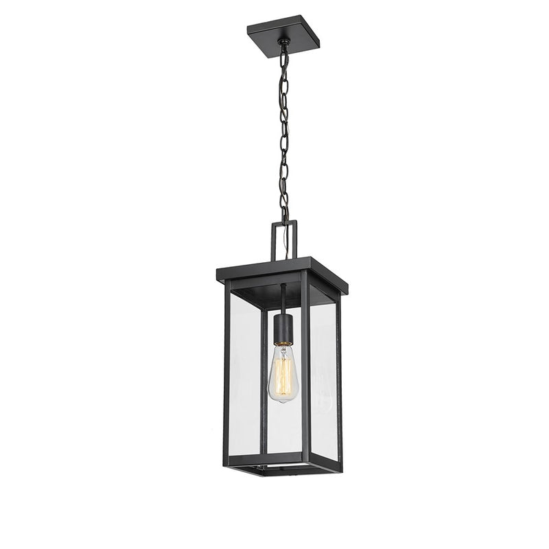Millennium Lighting Barkeley 1Lt Outdoor Hanging Lantern, Black