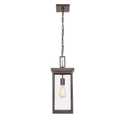 Millennium Barkeley 1Lt Outdoor Hanging Lantern, Bronze/Clear - 42607-PBZ