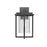 Millennium Adair 1Lt 14" Outdoor Wall Sconce, Black/Clear Seeded - 42621-PBK