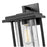 Millennium Adair 1Lt 14" Outdoor Wall Sconce, Black/Clear Seeded