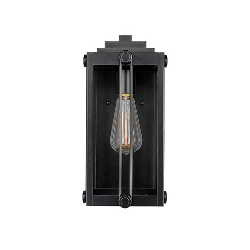 Millennium Lighting Oakland 1Lt 13" Outdoor Wall Sconce, Black/Clear - 42631-PBK