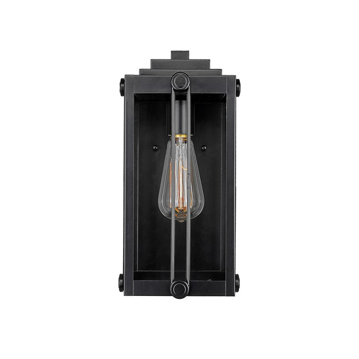 Millennium Lighting Oakland 1Lt 13" Outdoor Wall Sconce, Black/Clear - 42631-PBK