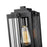 Millennium Lighting Oakland 1Lt 13" Outdoor Wall Sconce, Black/Clear