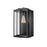 Millennium Lighting Oakland 1Lt 17" Outdoor Wall Sconce, Black/Clear