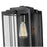 Millennium Lighting Oakland 1Lt 17" Outdoor Wall Sconce, Black/Clear
