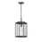Millennium Lighting Oakland 1Lt Outdoor Pendant, Coated Black/Clear