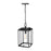 Millennium Lighting Oakland 1Lt Outdoor Pendant, Coated Black/Clear