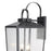 Millennium Devens 2Lt Outdoor Wall Sconce, Black/Clear Seeded