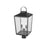 Millennium Devens 2Lt Outdoor Post Lantern, Black/Clear Seeded