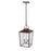 Millennium Devens 2Lt Outdoor Hanging Lantern, Bronze/Clear Seeded