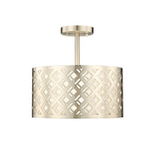 Millennium Lighting Gracelan 2Lt Semi Flush Mount, Modern Gold - 4292-MG