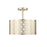 Millennium Lighting Gracelan 2Lt Semi Flush Mount, Modern Gold - 4292-MG