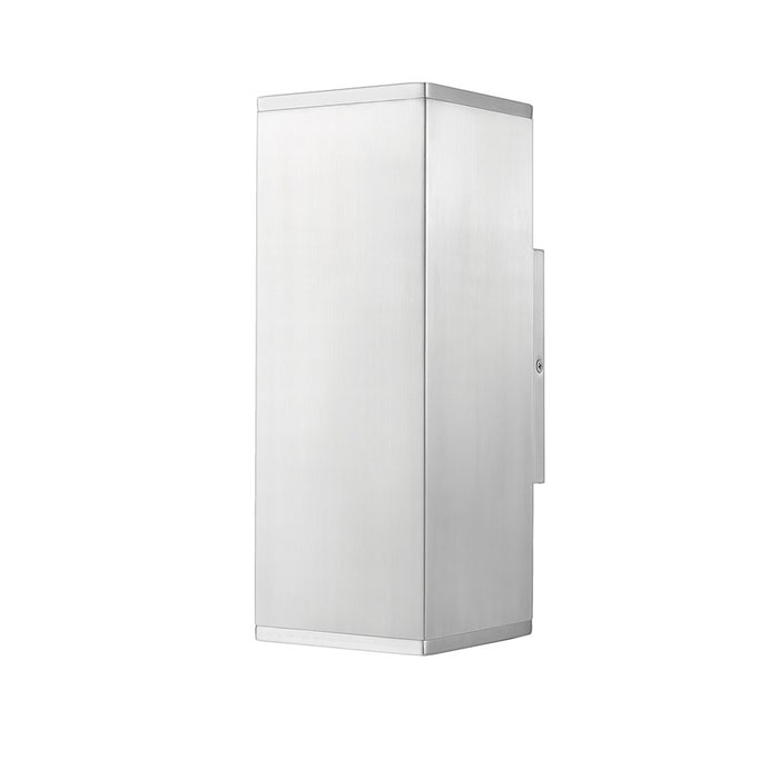 Millennium Lighting Vegas 2Lt Outdoor Wall Sconce, Aluminum/Frosted