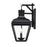 Millennium Lighting Edenton 2Lt 18" Outdoor Wall Sconce, Black/Clear