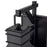 Millennium Lighting Edenton 2Lt 18" Outdoor Wall Sconce, Black/Clear
