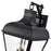Millennium Lighting Edenton 4Lt 25" Outdoor Wall Sconce, Black/Clear