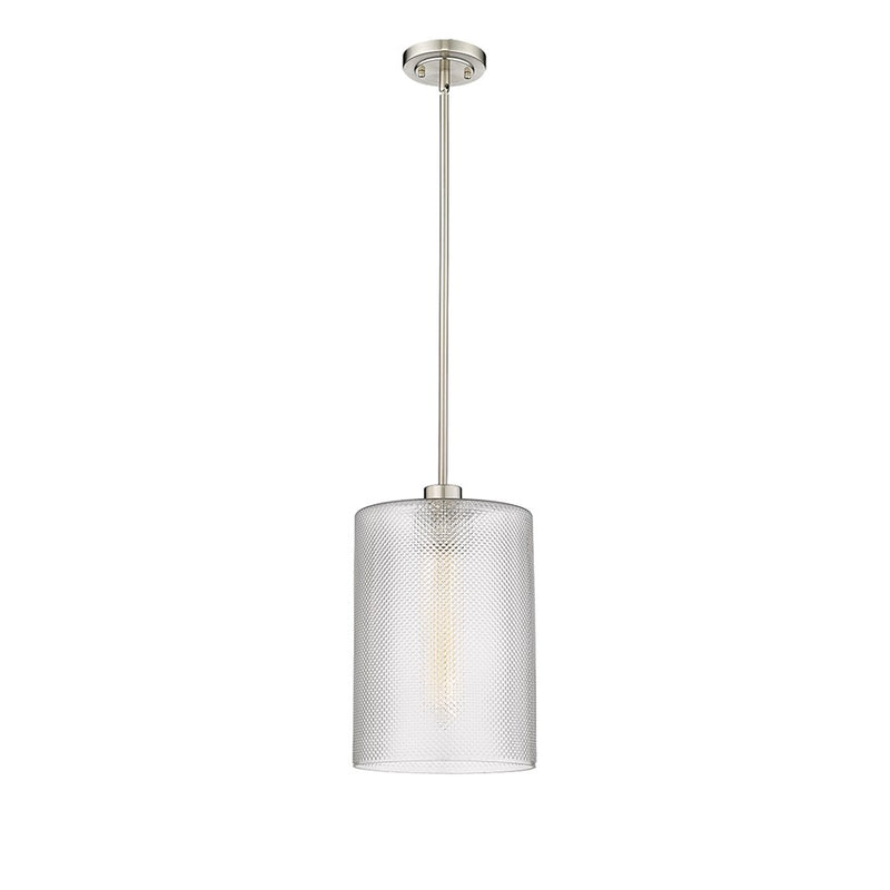 Millennium Lighting Olena 1Lt Pendant, Brushed Nickel