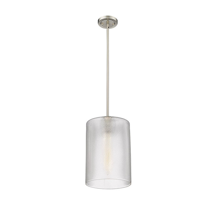 Millennium Lighting Olena 1Lt Pendant, Brushed Nickel