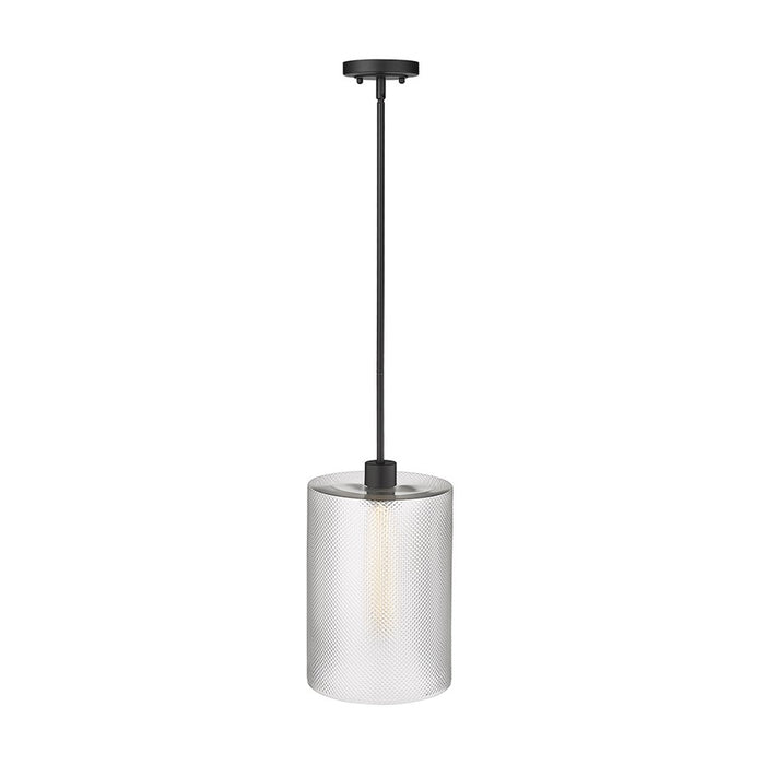Millennium Lighting Olena 1 Light Pendant, Matte Black - 4311-MB