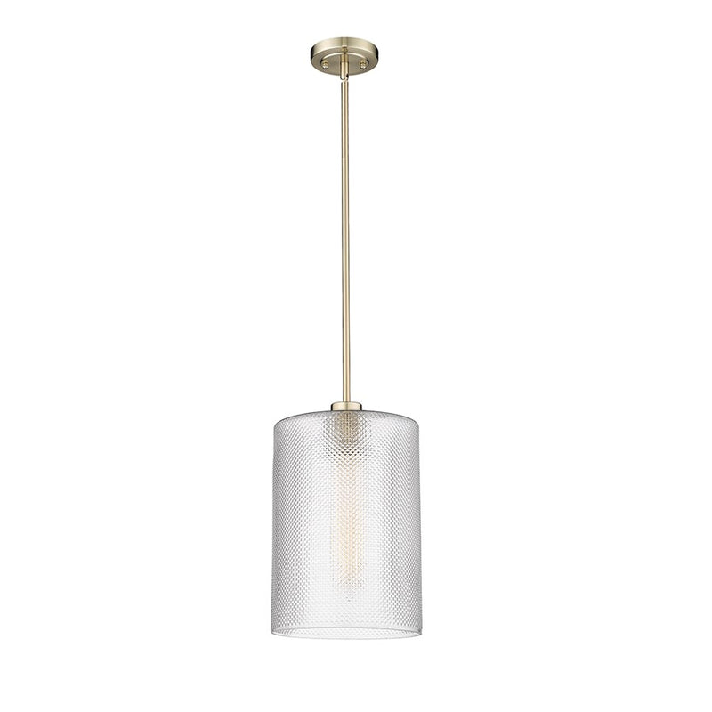 Millennium Lighting Olena 1 Light Pendant, Modern Gold