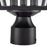 Millennium Lighting Edenton 3Lt 24" Outdoor Post Lantern, Black/Clear