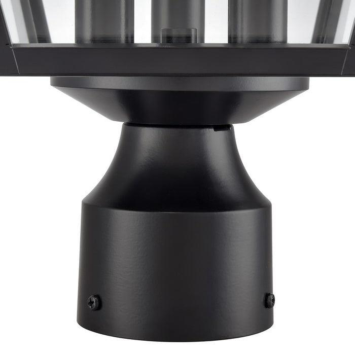 Millennium Lighting Edenton 3Lt 24" Outdoor Post Lantern, Black/Clear