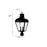 Millennium Lighting Edenton 3Lt 24" Outdoor Post Lantern, Black/Clear