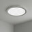 RP Lighting Slim Edge-Lit 15" LED Disc, Brushed Nickel
