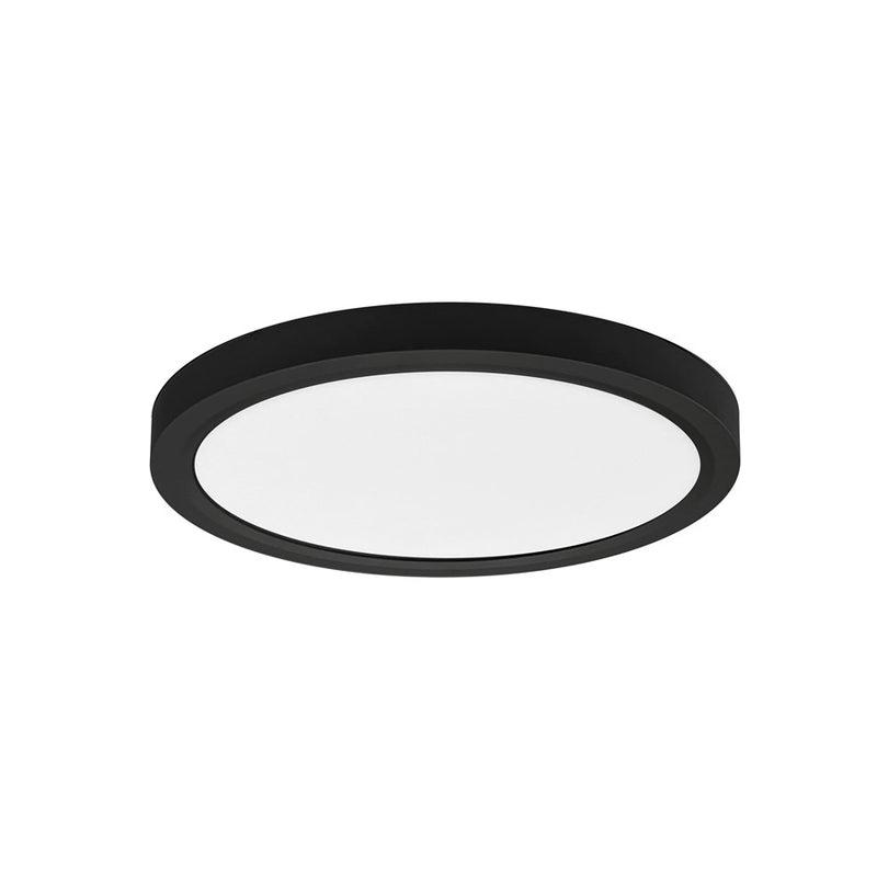 RP Lighting Slim Edge-Lit 12" LED Disc, Matte Black - 4352MBK-12-5CCT