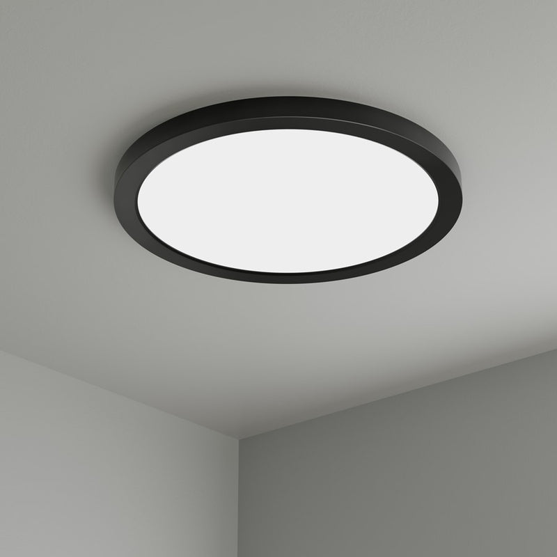 RP Lighting Slim Edge-Lit 15" LED Disc, Matte Black