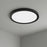 RP Lighting Slim Edge-Lit 15" LED Disc, Matte Black