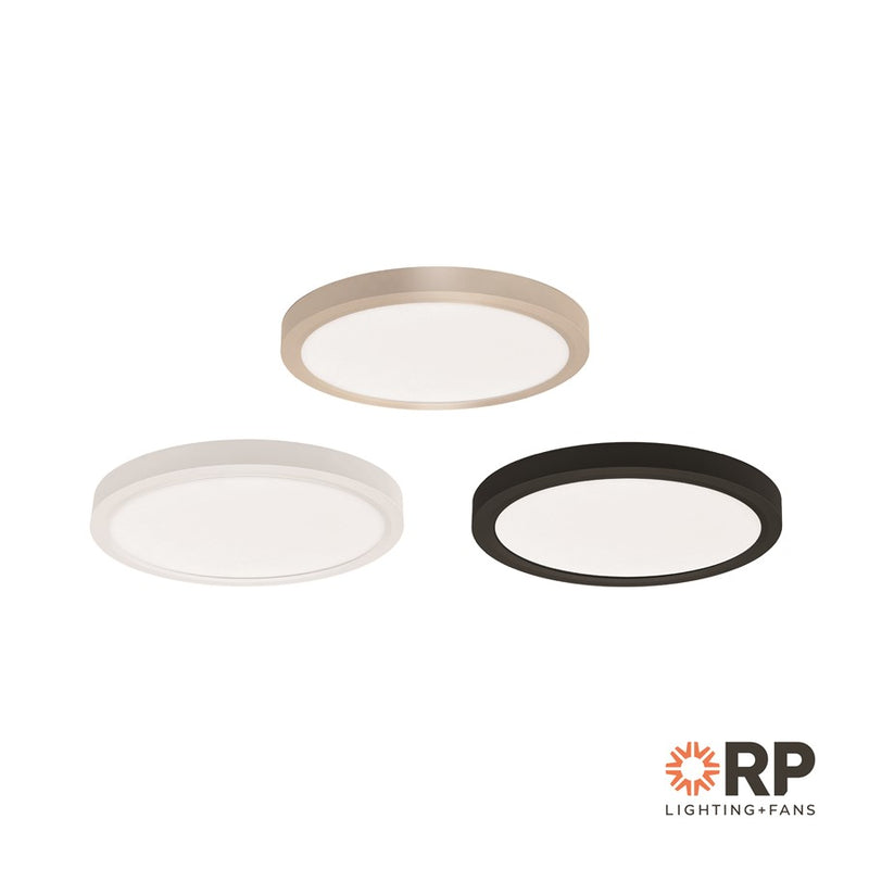 RP Lighting Slim Edge-Lit 12" LED Disc, White