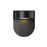 Millennium Lighting 1Lt Outdoor Wall Sconce, Black/Frosted - 44001-PBK