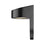Millennium Lighting 1Lt Outdoor Wall Sconce, Black/Frosted