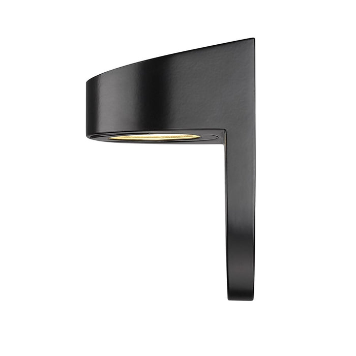 Millennium Lighting 1Lt Outdoor Wall Sconce, Black/Frosted