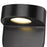 Millennium Lighting 1Lt Outdoor Wall Sconce, Black/Frosted
