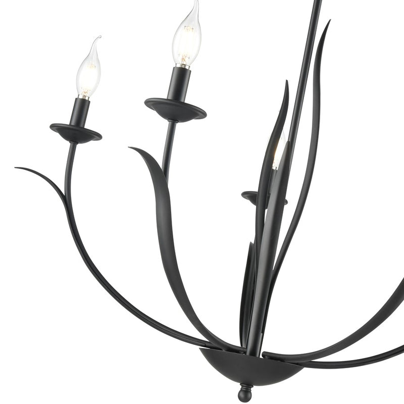 Millennium Lighting Charlize 5Lt 30" Chandelier, Black