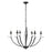 Millennium Lighting Charlize 6Lt 34" Chandelier, Black